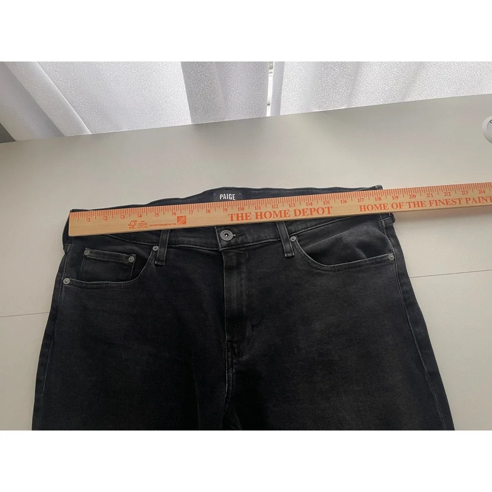 Paige Federal‎ Slim Straight Jeans Mens 36 Steffen Faded Black M655H45-2985